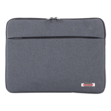 Swiss Mobility Sterling 14" Computer Sleeve, Holds Laptops 14.1", 1" X 1" X 10.5", Gray freeshipping - TVN Wholesale